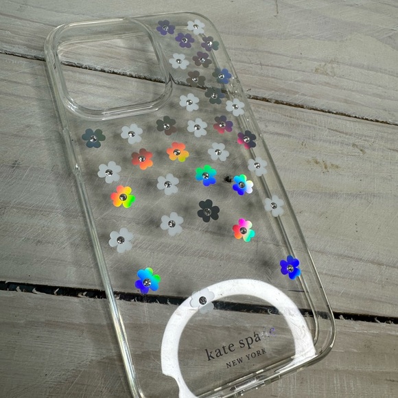 Kate Spade Scattered Flowers Protective Hard Case iPhone 13 Pro NWOB - Picture 4 of 7